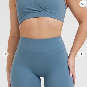 Oner Active Unified High Waisted Shorts in Moonstone Blue